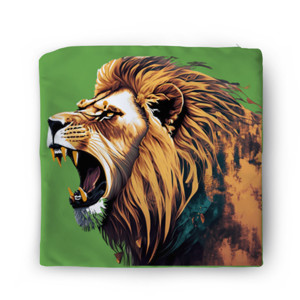 Sarung Bantal Lion face - Singa alam liar 10