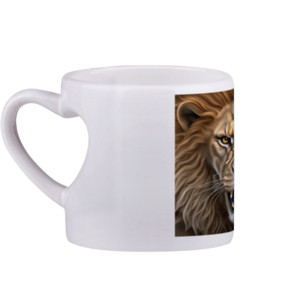 Mug Lion face - Singa alam liar 4