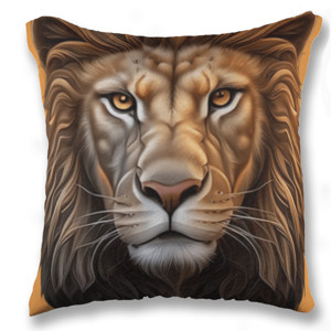 Bantal Lion face - Singa alam liar 1