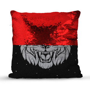 Bantal Ajaib Wajah harimau marah putih