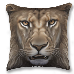 Bantal Lion face - Singa alam liar 2