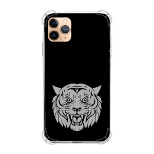 Casing HP Wajah harimau marah putih