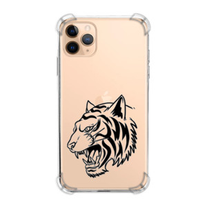 Casing HP kepala harimau hitam