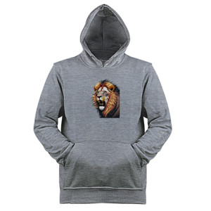 Jaket Hoodie Lion face - Singa alam liar 14