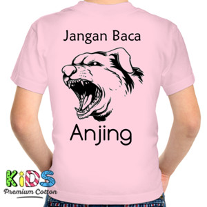 Kaos Jangan Baca Anjing, Kepala anjing buldog hitam