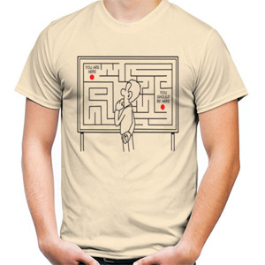 Kaos Map Maze Lost Board Man Search Find Seek Look