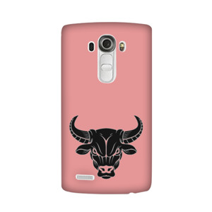 kepala banteng marah hitam Casing HP