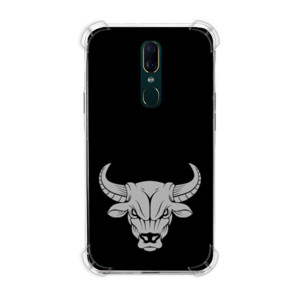 Casing HP kepala banteng marah putih