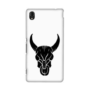 Banteng tato yang digambar tangan hitam Casing HP