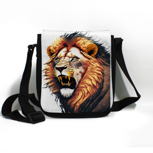 Tas Selempang Lion face - Singa alam liar 8